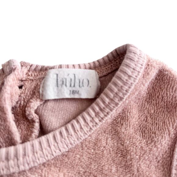 Buho Baby Girl Terry Tank & Bloomer Matching Outfit Set size 18 months - Picture 4 of 9